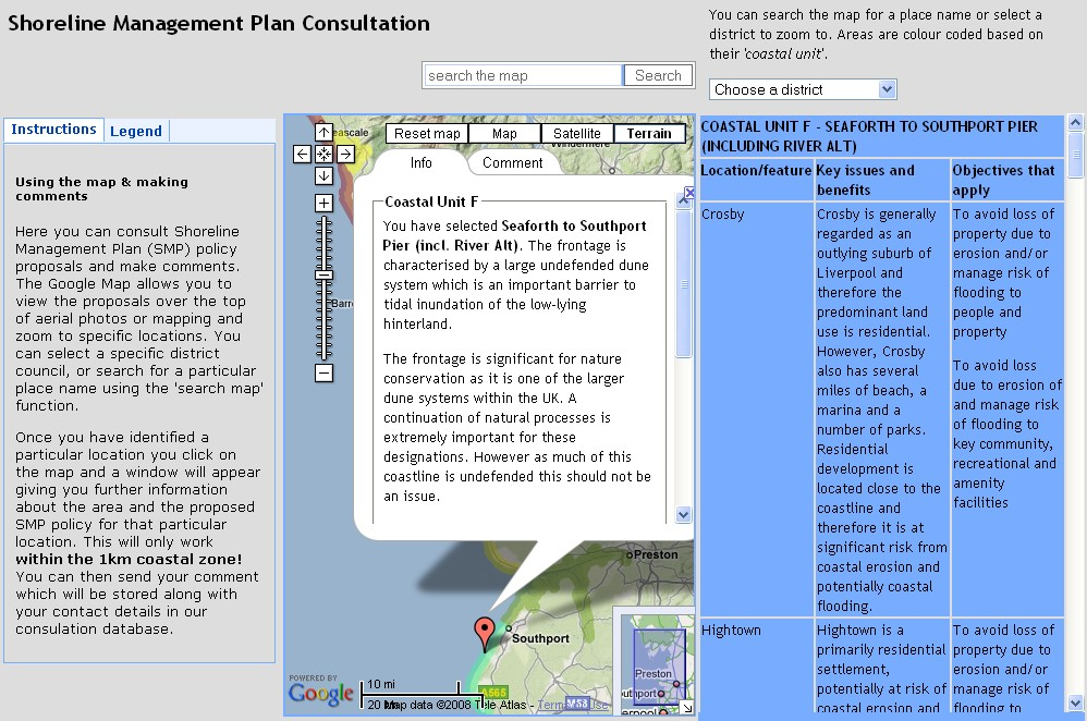 Shoreline Management Planning